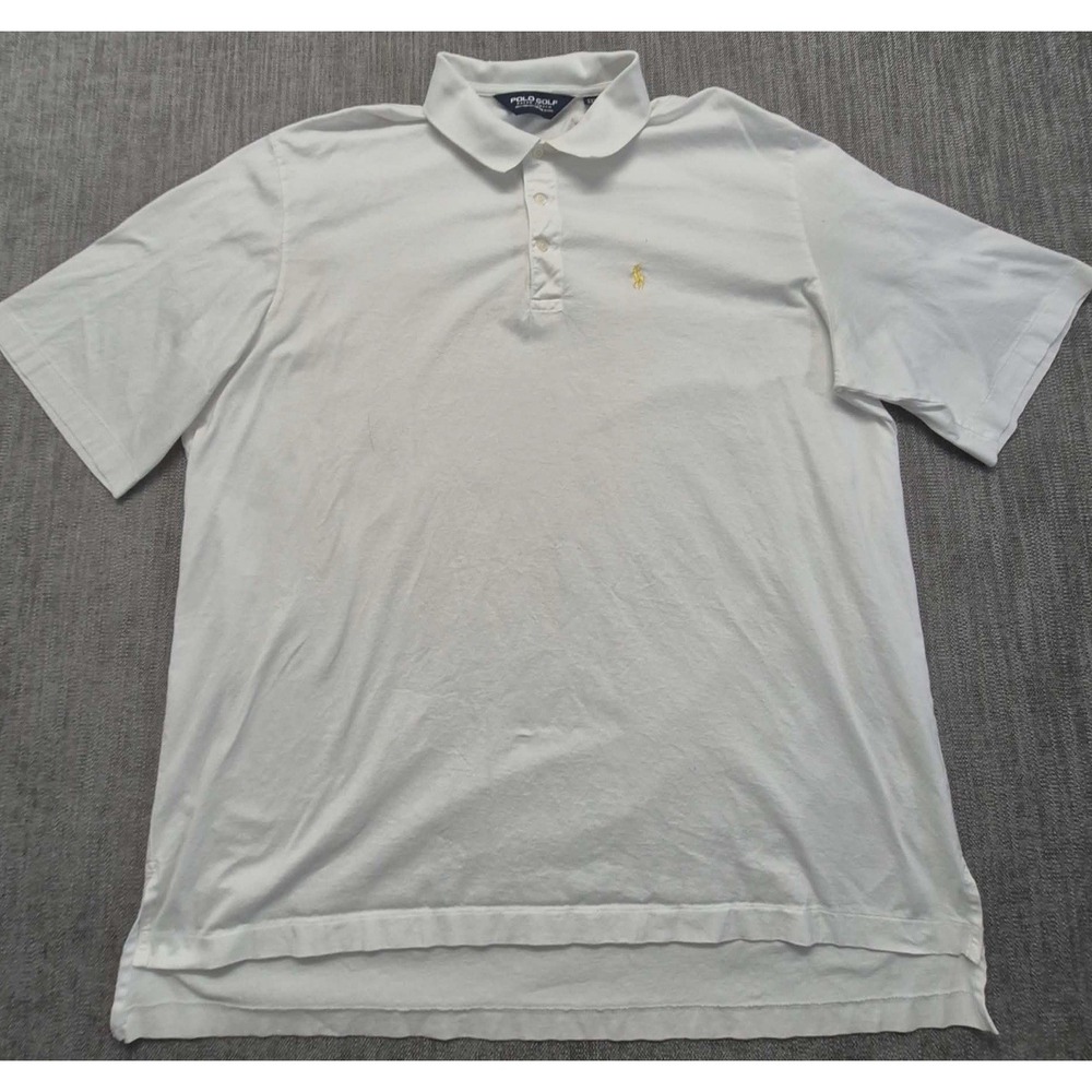 Polo Golf Ralph Lauren Southern Miss golden Eagles White Pima Cotton Polo XXL